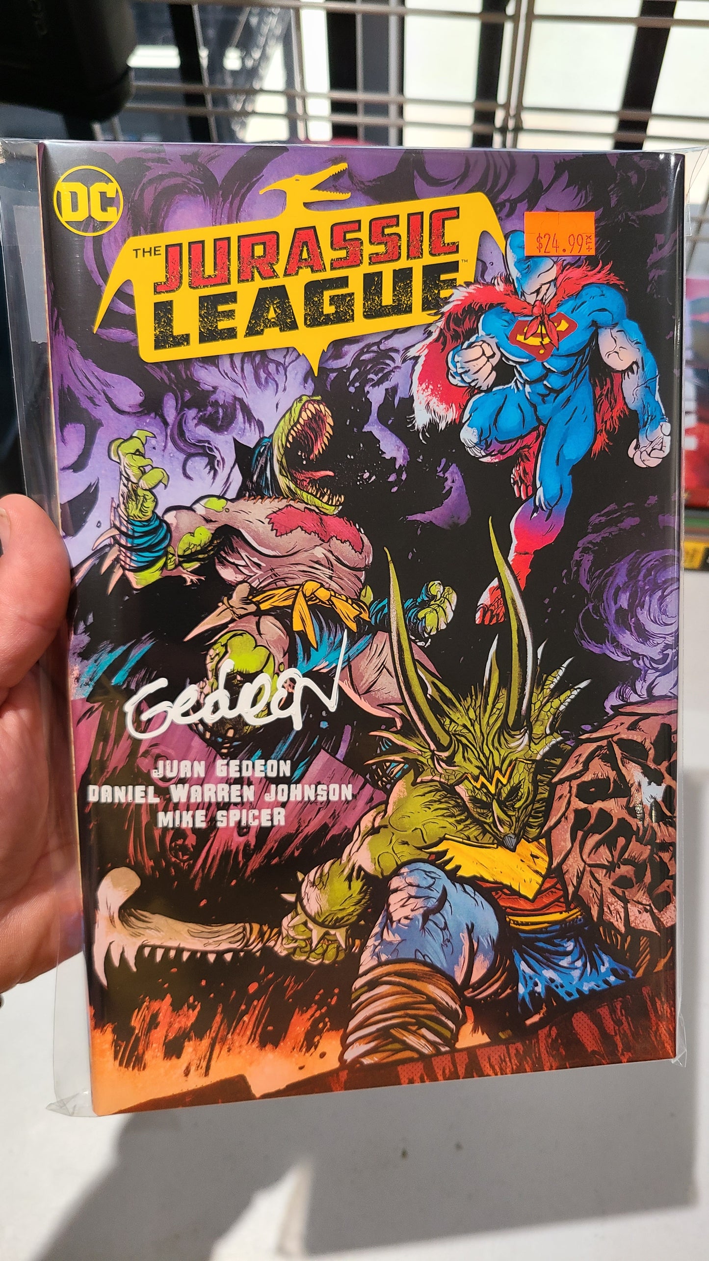 Jurassic League HC Signed by Juan Gedeon!