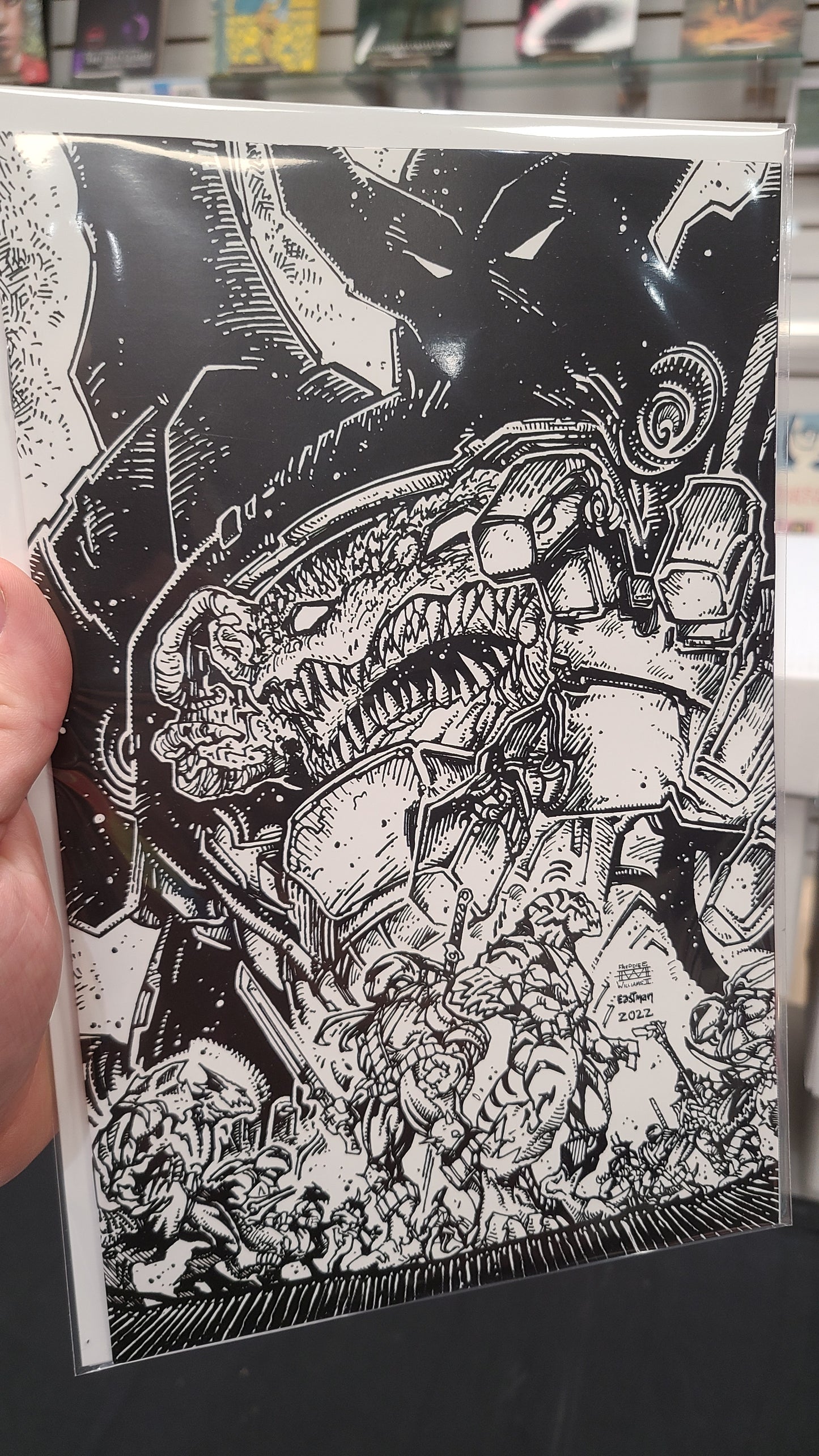 MMPR-TMNT II #5 1:10 BY KEVIN EASTMAN