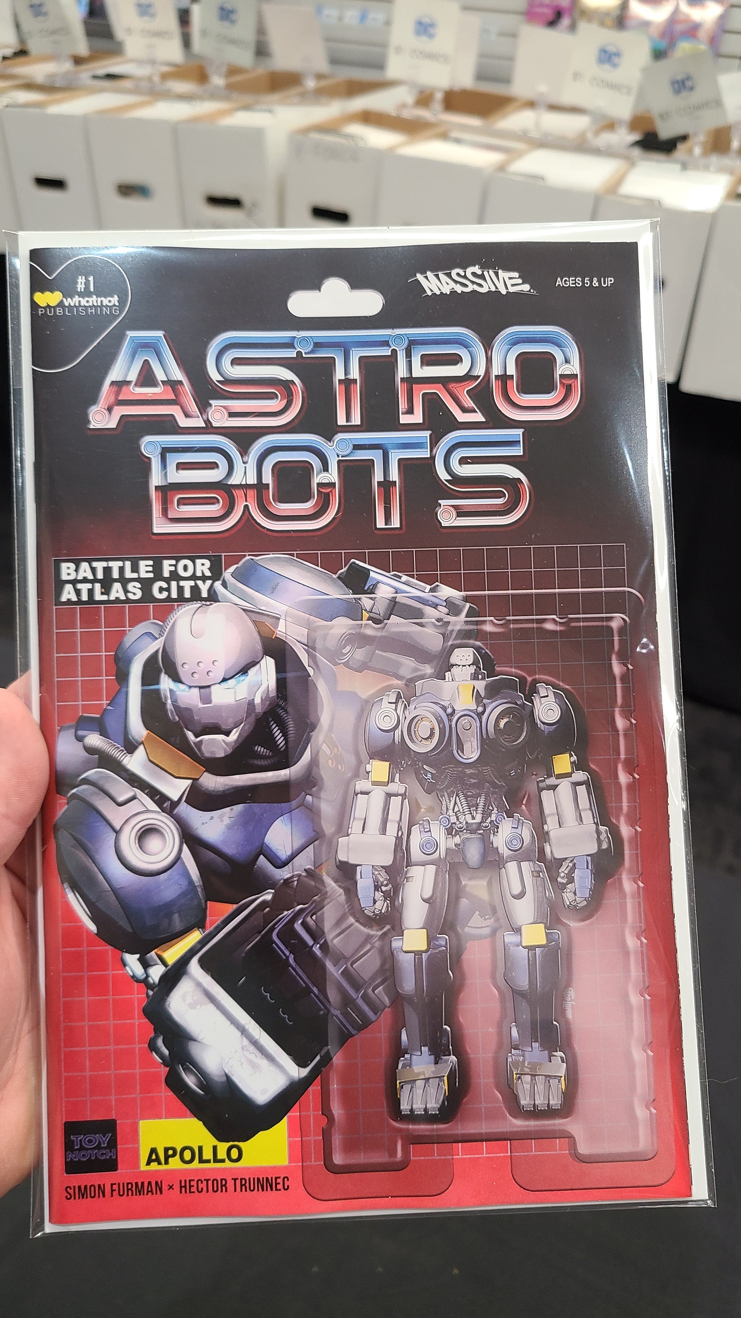 ASTRO BOTS #1 1:10 ACTION FIGURE VARIANT BY HAL LAREN