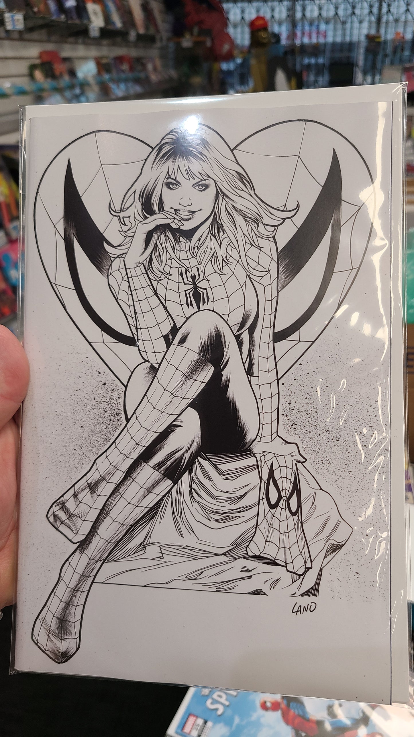 AMAZING SPIDER-MAN #25 1:50 BY GREG LAND