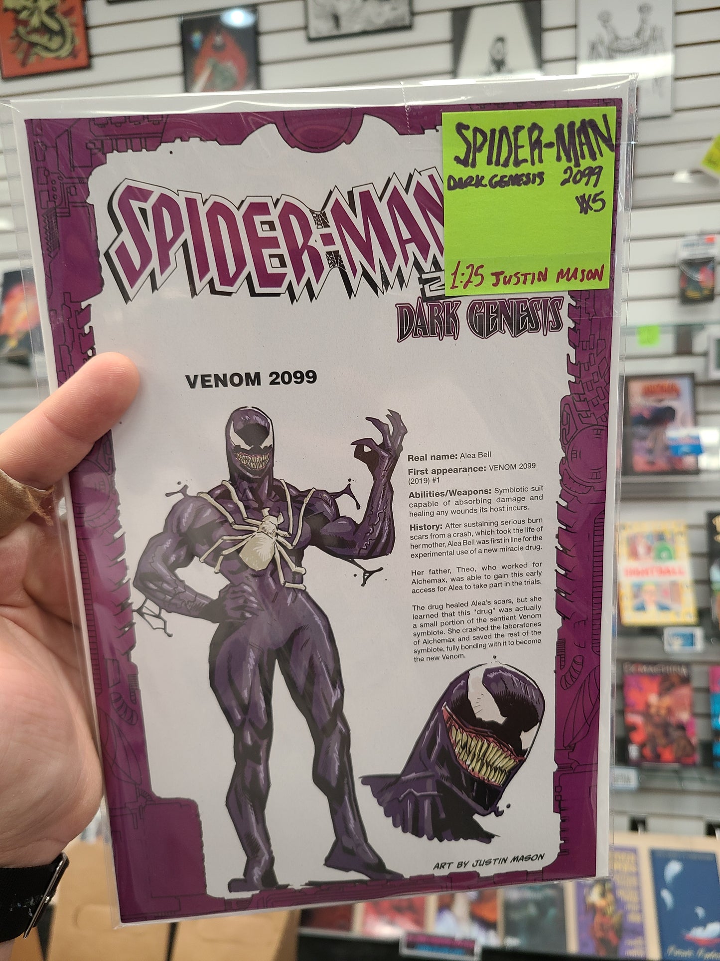 SPIDER-MAN 2099: DARK GENESIS #5 1:25 BY JUSTIN MASON
