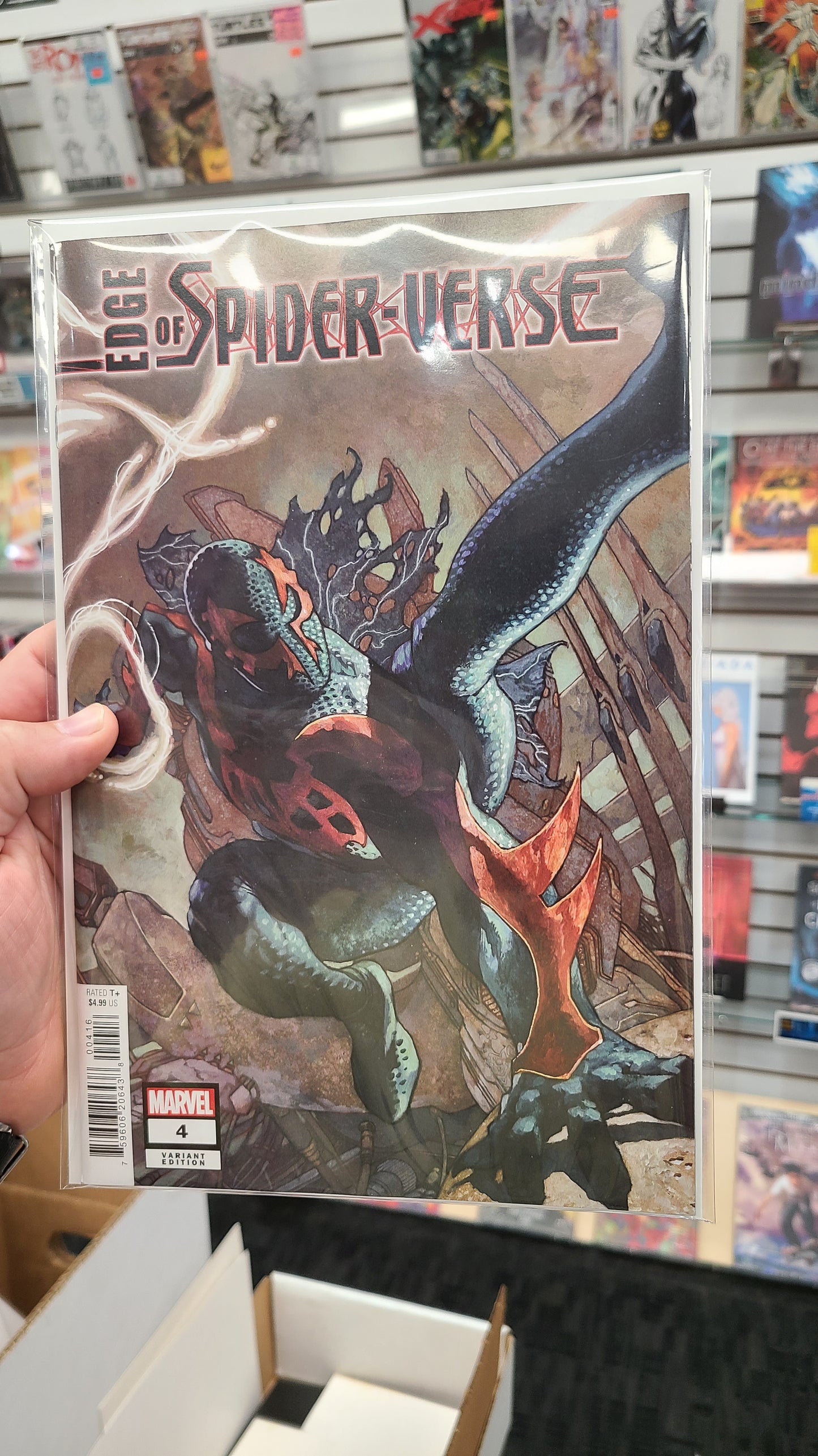 EDGE OF SPIDER-VERSE #4 1:25 BY SIMONE BIANCHI