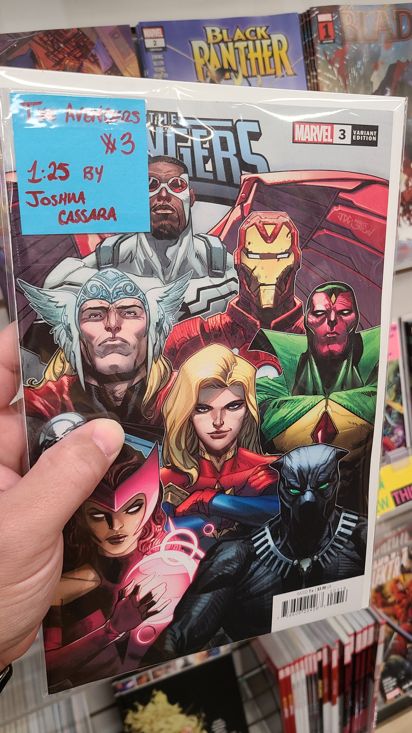 AVENGERS #3 1:25 BY JOSHUA CASSARA