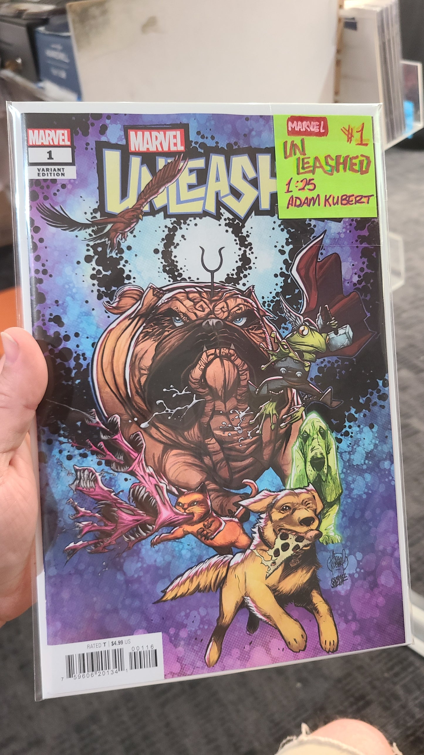 MARVEL UNLEASHED #1 1:25 BY ADAM KUBERT