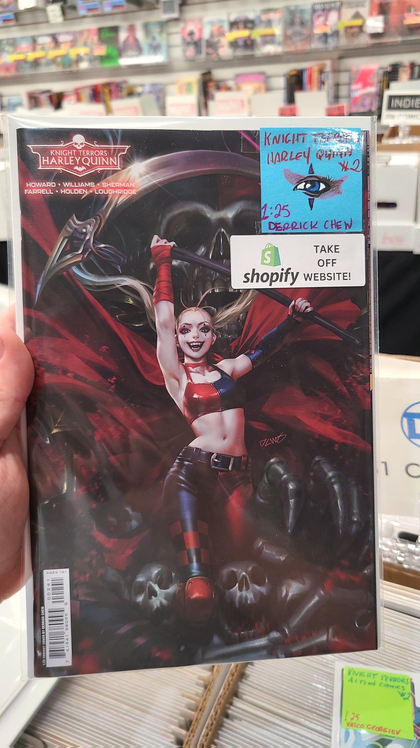 KNIGHT TERRORS: HARLEY QUINN #2 1:25 BY DERRICK CHEW