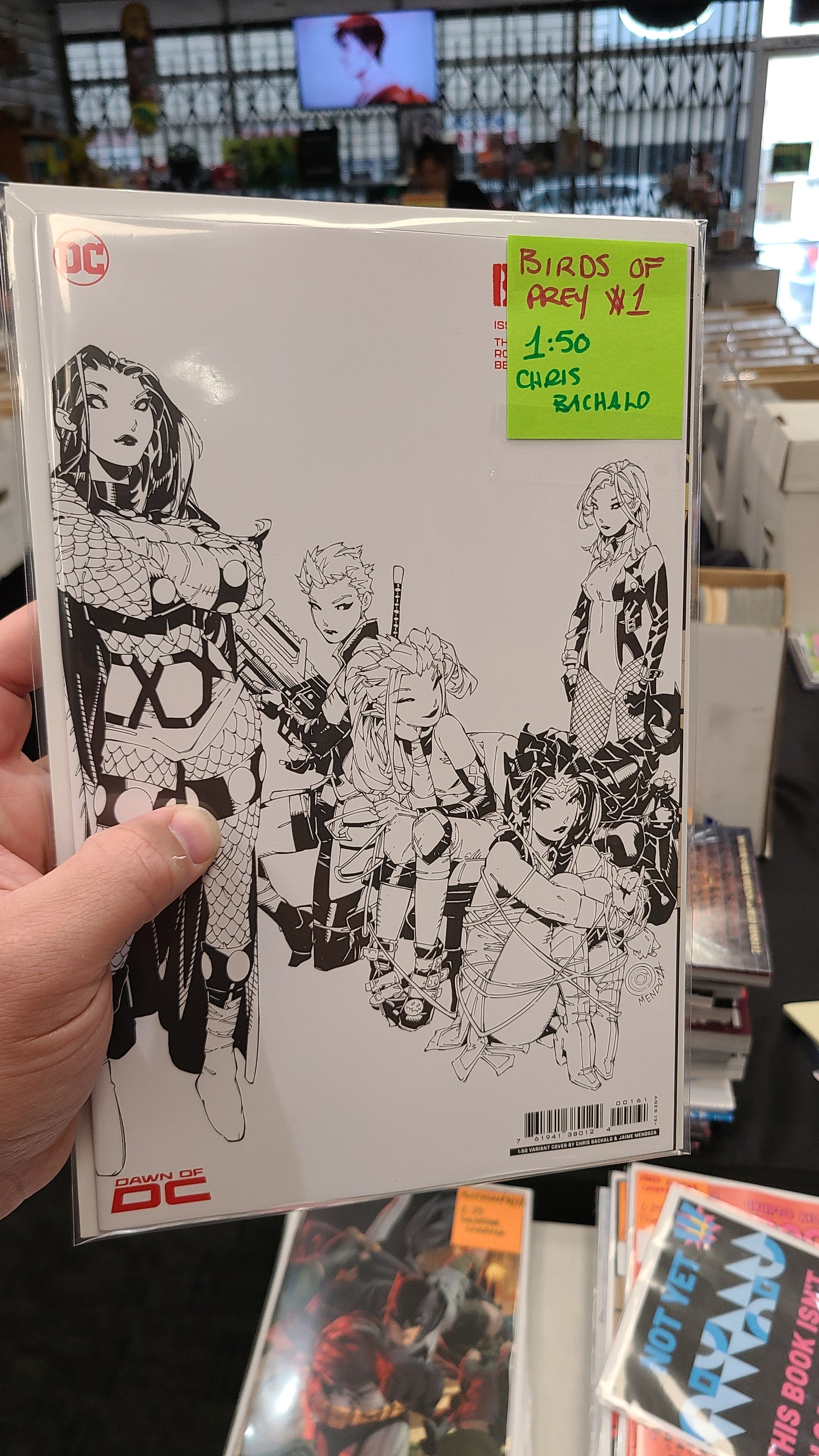 BIRDS OF PREY #1 1:50 BY CHRIS BACHALO