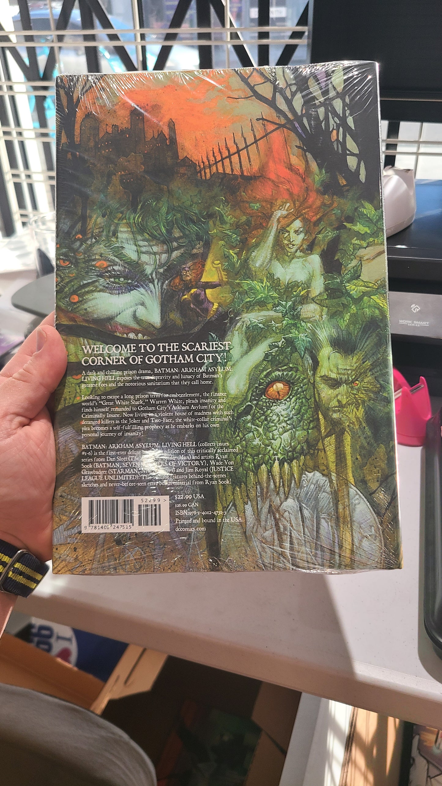 Batman Arkham Asylum living Hell Deluxe Edition Hardcover