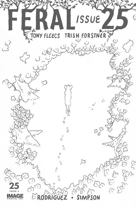 FERAL #25 1:25 BENEATH THE TREES HOMAGE by PATRICK HORVATH