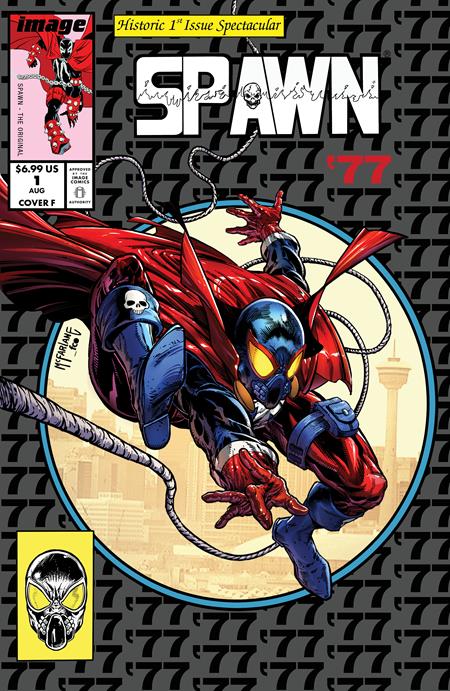 SPAWN '77 #1 1:25 RETRO LOGO by TODD MCFARLANE