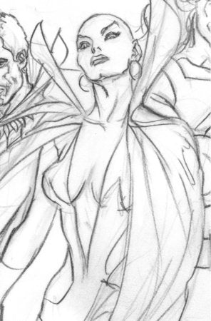 AVENGERS: ARMAGEDDON #4 1:50 TIMELESS SKETCH by ALEX ROSS