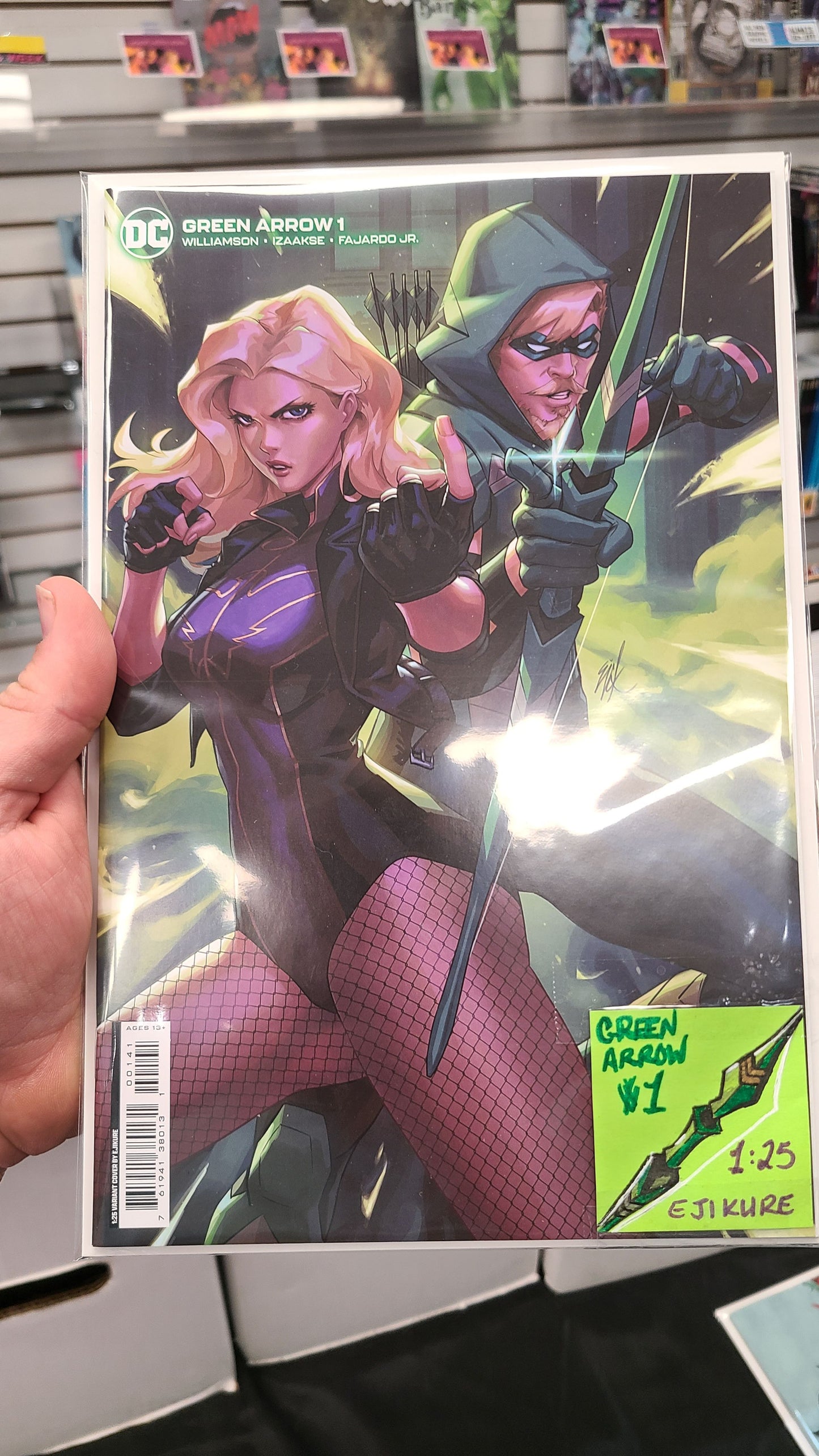 GREEN ARROW #1 1:25 BY EJIKURE