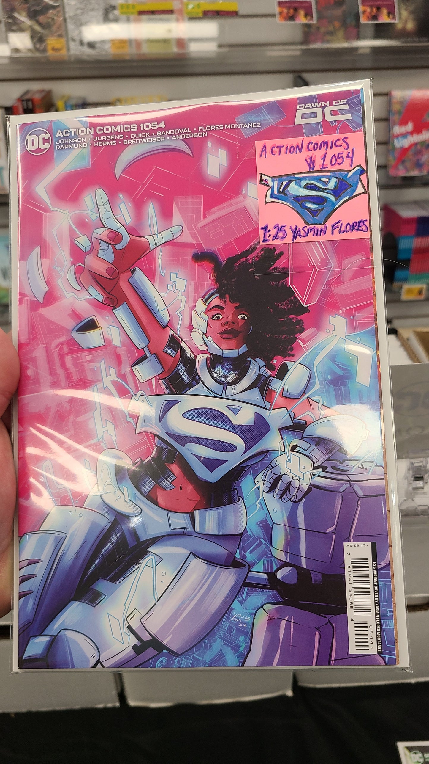 ACTION COMICS #1054 1:25 BY YASMIN FLORES MONTAÑEZ