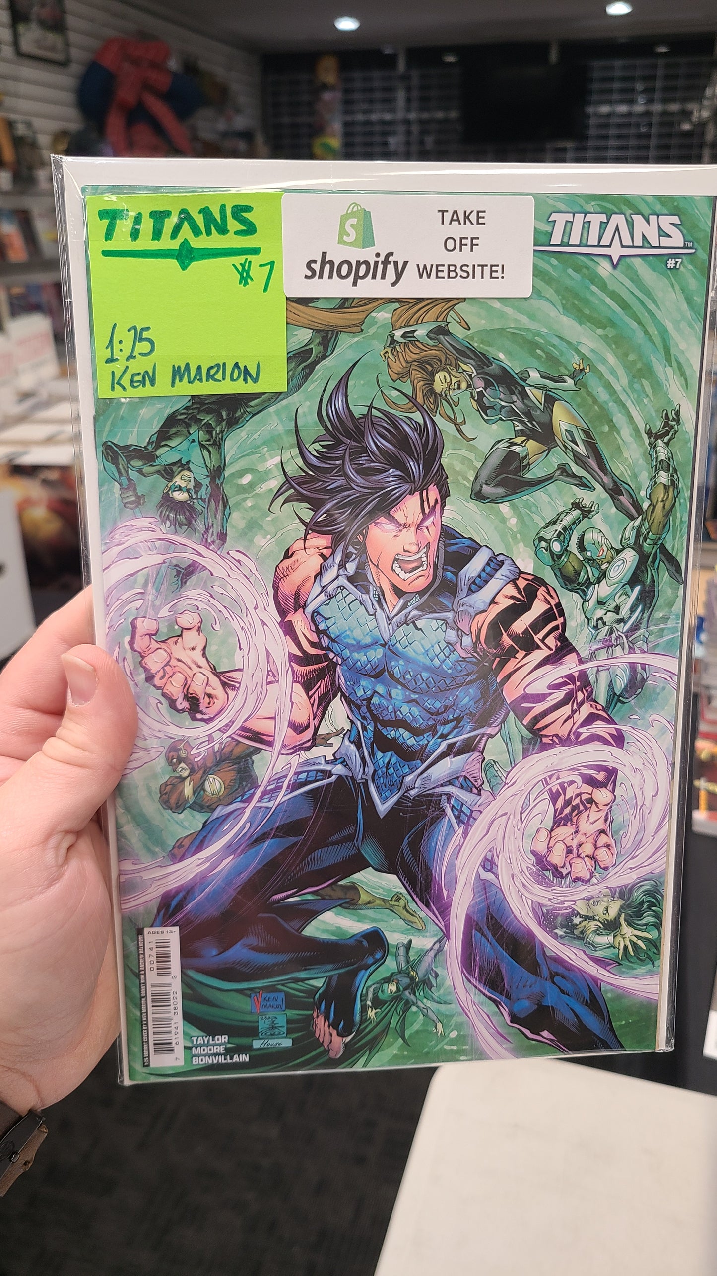 TITANS #7 1:25 by KEN MARION