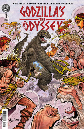 GODZILLA'S MONSTERPIECE THEATRE PRESENTS: GODZILLA'S THE ODYSSEY #1 1:10 by CHRISTIAN MEESEY