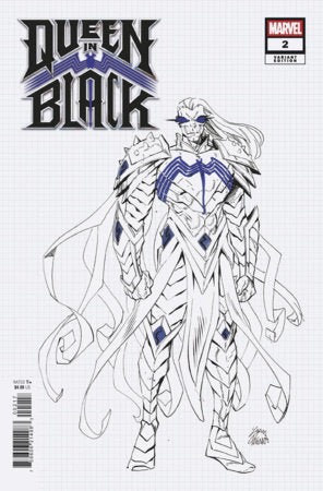 QUEEN IN BLACK #2 1:10 DESIGN by RYAN STEGMAN