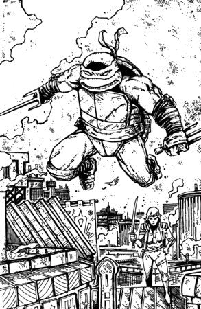 TEENAGE MUTANT NINJA TURTLES #22 1:10 by KEVIN EASTMAN