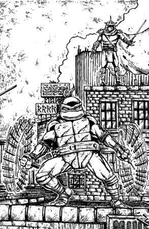 TEENAGE MUTANT NINJA TURTLES #23 1:10 by KEVIN EASTMAN