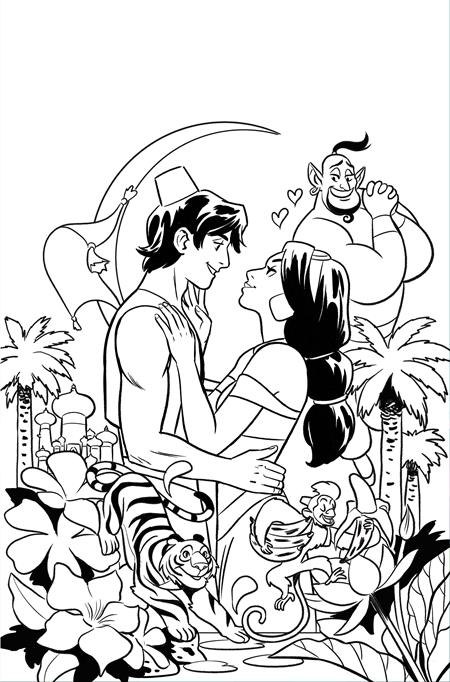 ALADDIN #1 1:15 LINE ART by NATACHA BUSTOS