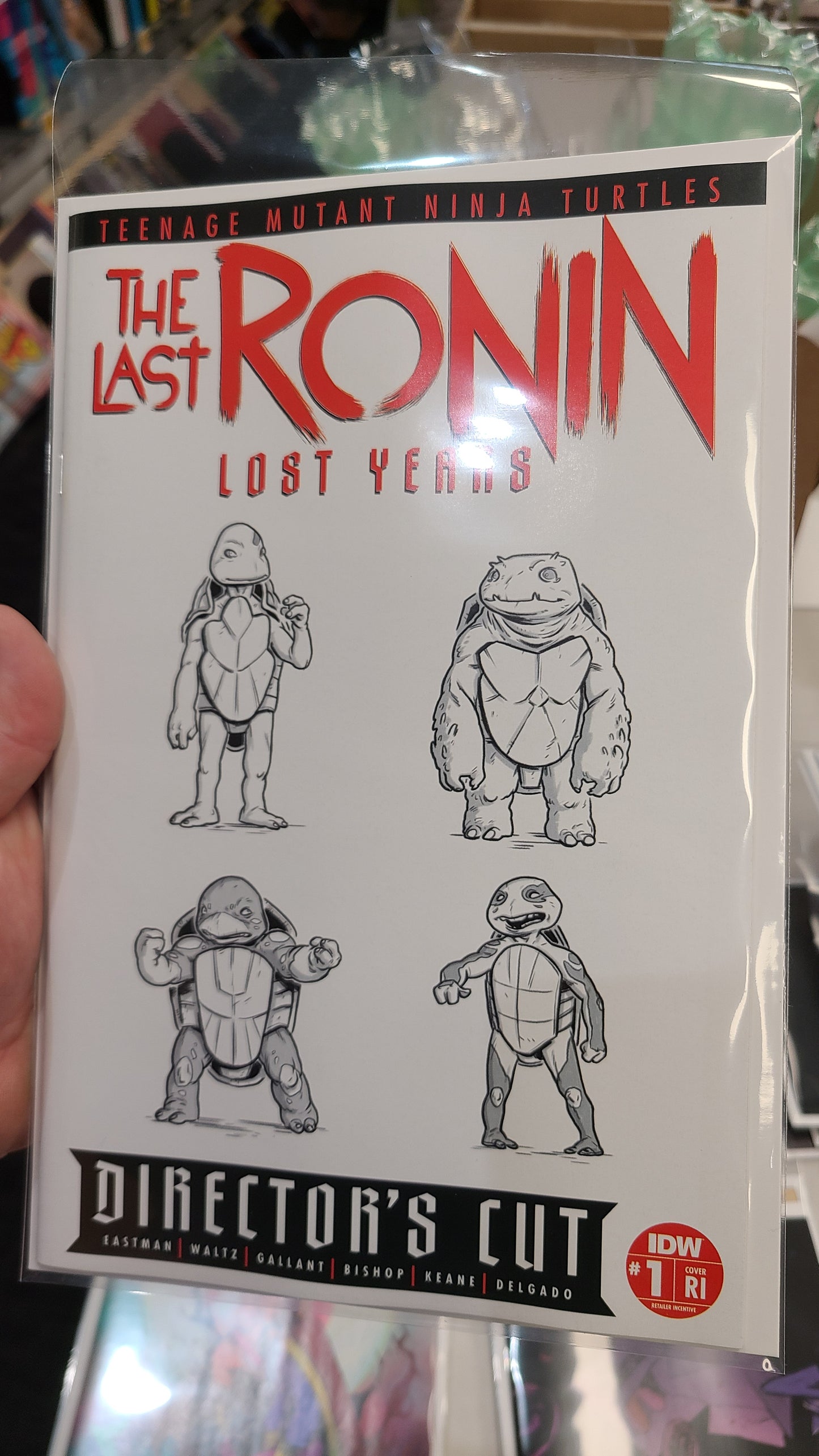 TMNT THE LAST RONIN: LOST YEARS #1 DIRECTOR'S CUT 1:10 BY BEN BISHOP