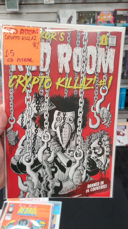 RED ROOM: CRYPTO KILLAZ #1 1:5 BY ED PISKOR