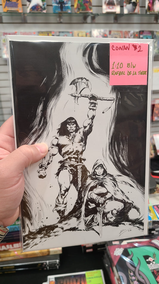 CONAN #2 1:10 B/W BY ROBERTO DE LA TORRE