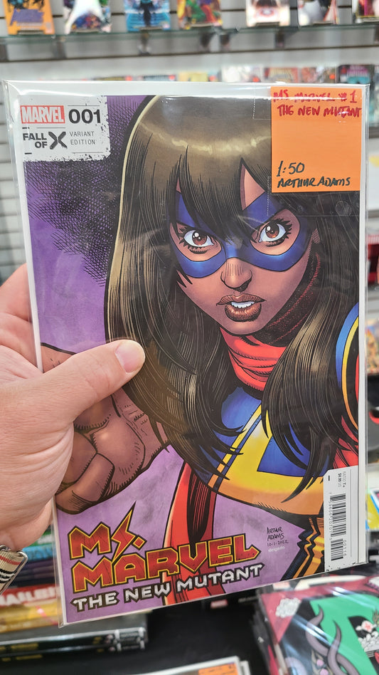 MS. MARVEL: THE NEW MUTANT #1 1:50 BY ARTHUR ADAMS