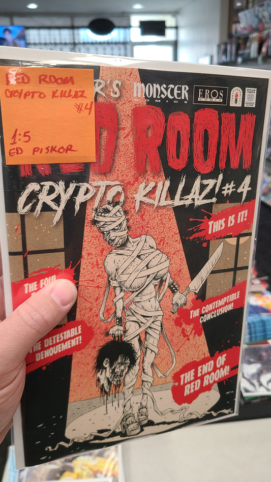 RED ROOM: CRYPTO KILLAZ #4 1:5 BY ED PISKOR