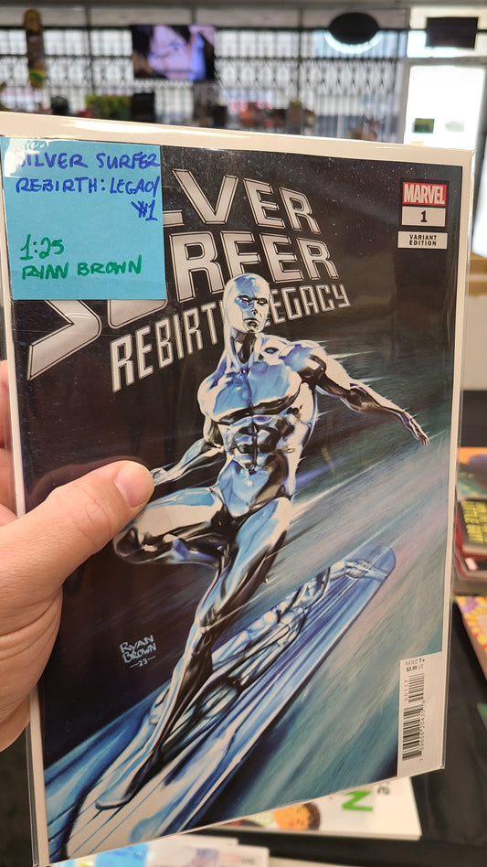 SILVER SURFER REBIRTH: LEGACY #1 1:25 BY RYAN BROWN