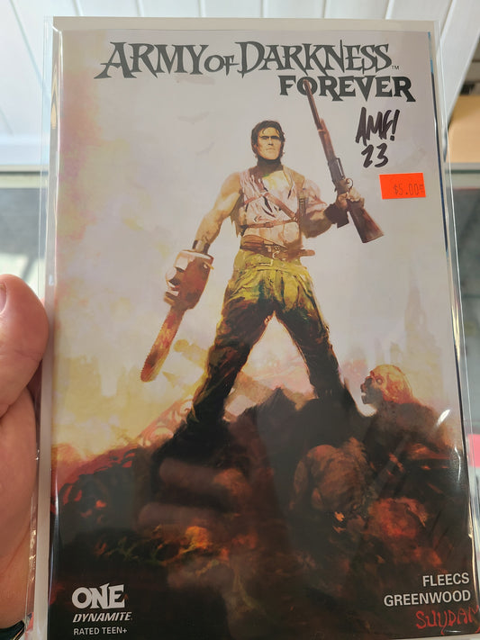 Army of Darkness Forever #1 Cvr B Signed by Tony Fleecs!