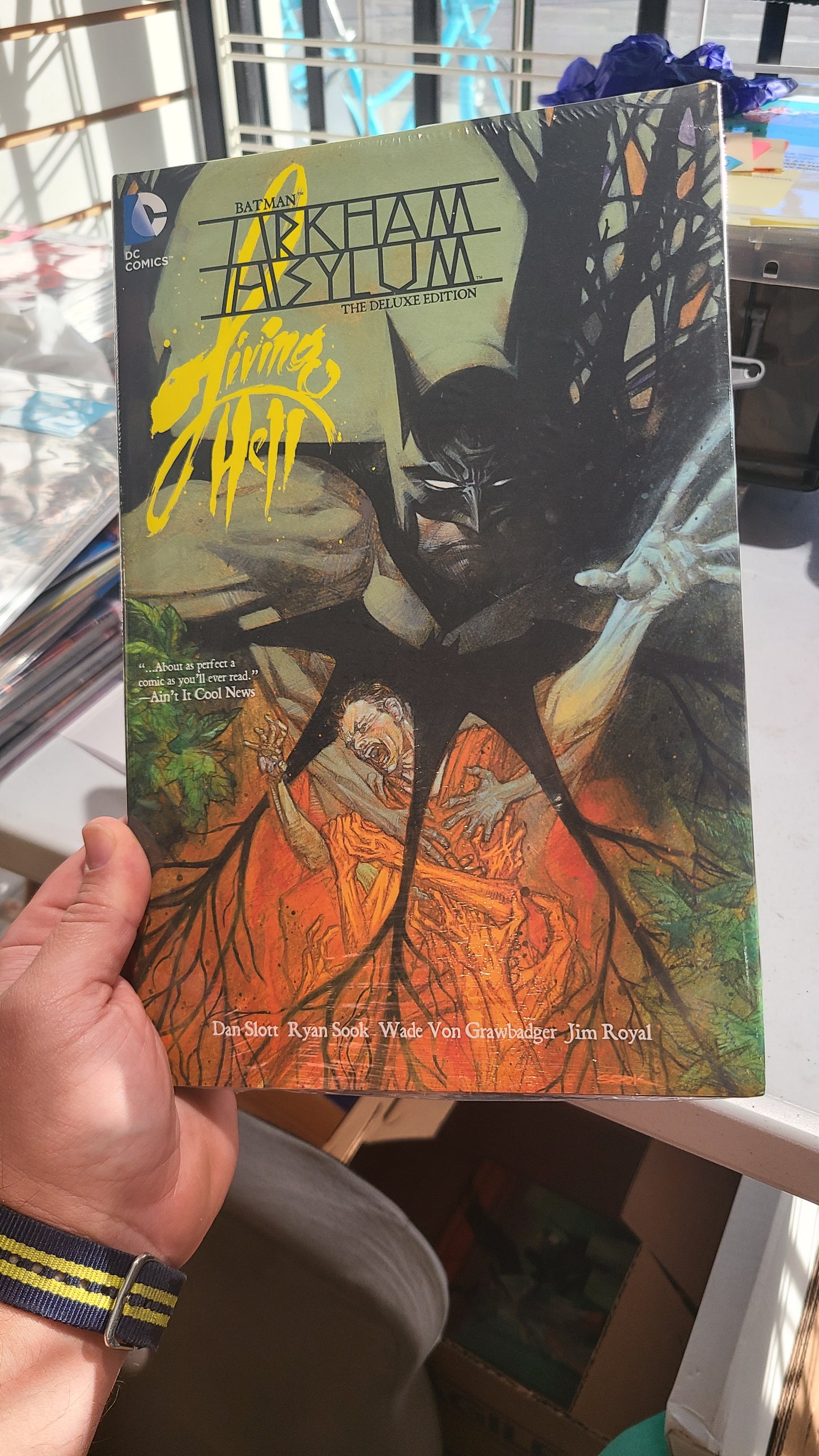 Batman Arkham Asylum living Hell Deluxe Edition Hardcover