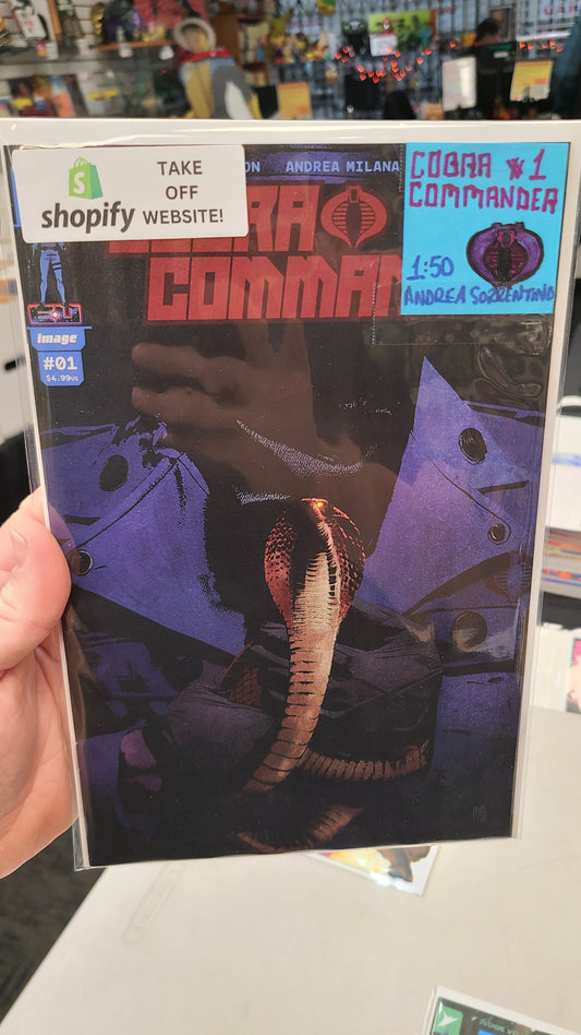 COBRA COMMANDER #1 1:50 by ANDREA SORRENTINO