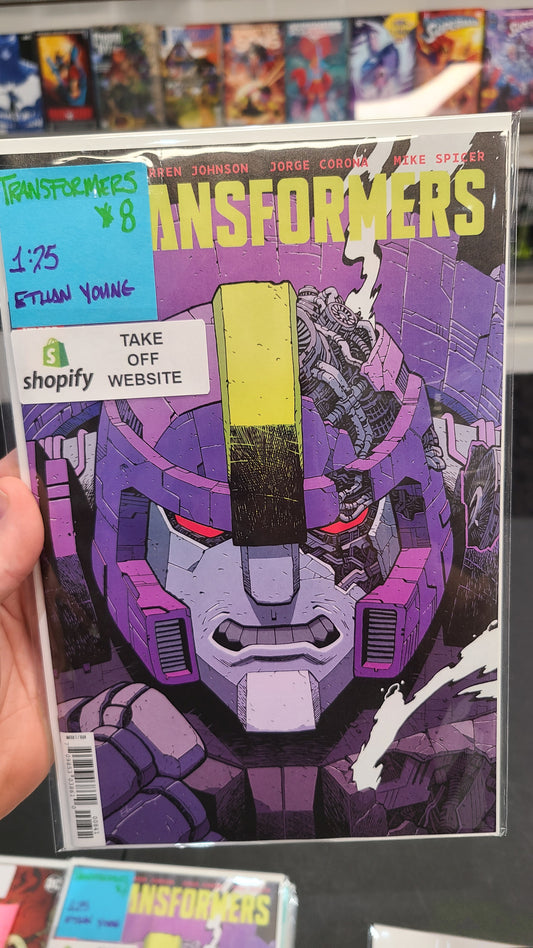 TRANSFORMERS #8 1:25 by ETHAN YOUNG