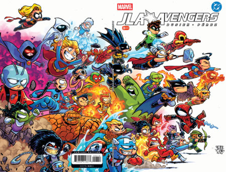 JLA/AVENGERS #3 FACSIMILE EDITION 1:25 by SKOTTIE YOUNG