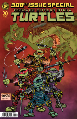 TEENAGE MUTANT NINJA TURTLES #20 300TH ISSUE SPECIAL 1:50 by STAN SAKAI
