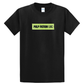 PULP FICTION LONG BEACH TAPE LOGO T-SHIRT BLACK