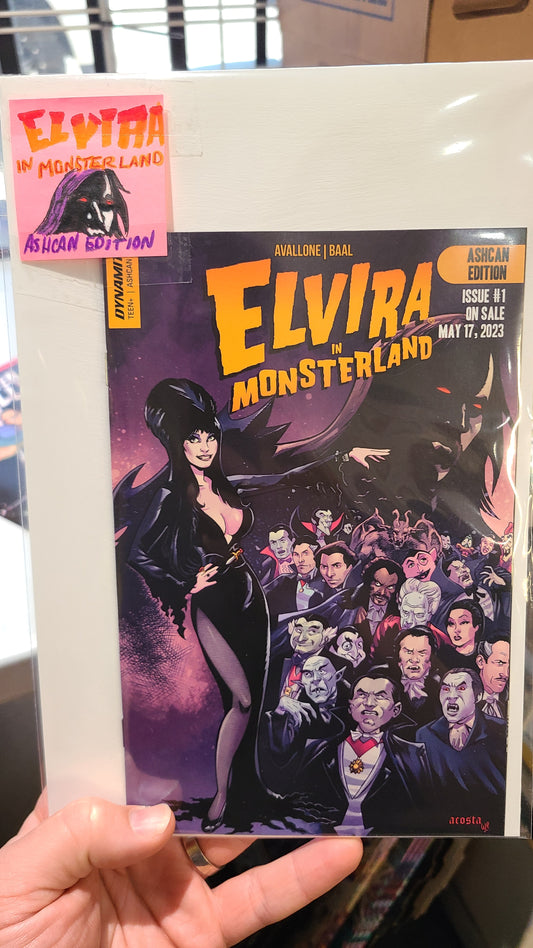 ELVIRA IN MONSTERLAND ASHCAN